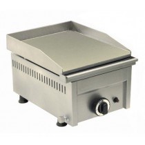 Plaque à hamburger à gaz lisse en acier 1 brûleur 3200W