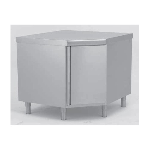 Meuble d’angle inox largeur 1000 mm Meuble d’angle inox largeur 1000 mm