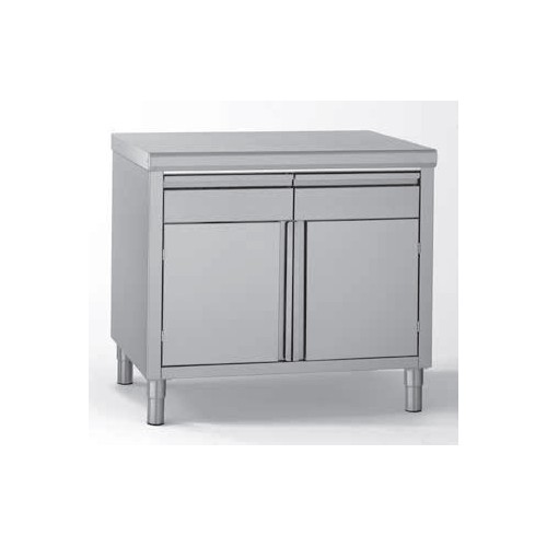 Meuble avec 2 portes battantes et 2 tiroirs longueur 1000 mm Meuble avec 2 portes battantes et 2 tiroirs longueur 1000 mm