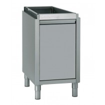 Meuble 1 tiroir à bouteilles + 1 tiroir avec bac GN 1/1 150 mm, sans dessus, longueur hors-tout 492 mm