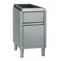 Meuble huche à pain sans dessus, longueur hors-tout 492 mm