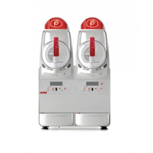 Distributeur de granité et frappé, 2 x 6 L, 700 W, L 400 x P 480 x H 620 mm Distributeur de granité et frappé, 2 x 6 L, 700 W, L 400 x P 480 x H 620 mm