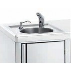 Robinetterie cuisine, mitigeur à commande électronique, débit 3 l/mn