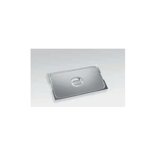 Couvercle inox GN 1/1 avec encoches pour anses fixes ou rentrantes Couvercle inox GN 1/1 avec encoches pour anses fixes ou rentrantes