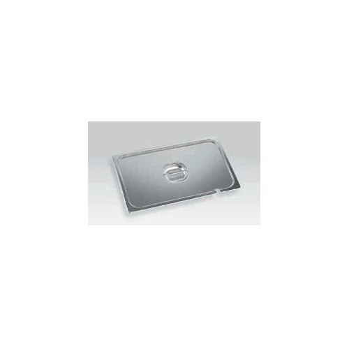 Couvercle inox GN 1/4 avec encoche pour louche Couvercle inox GN 1/4 avec encoche pour louche
