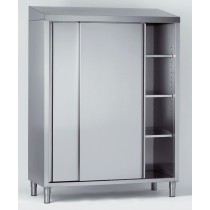 Armoire haute à porte coulissante, hauteur 1910 mm, sans clé