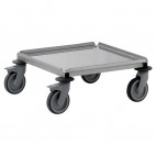 Porte-casiers tout inox, en acier inoxydable, hauteur 225 mm