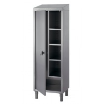 Armoire à fond plat, pour produits d’entretien et balais, sans séparation
