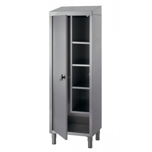 Armoire à fond plat pour produits d’entretien et balais sans séparation Armoire à fond plat pour produits d’entretien et balais sans séparation