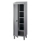 Armoire à fond plat, pour produits d’entretien et balais, sans séparation