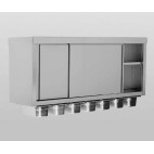 Lot de 2 glissières avec 1 bac GN 1/3 100 en copolyester