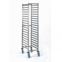 Chariot à glissière gastronorme acier inoxydable H 1785 mm
