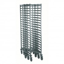 Chariot à glissière encastrable acier inoxydable 20 Niveaux GN 1/1