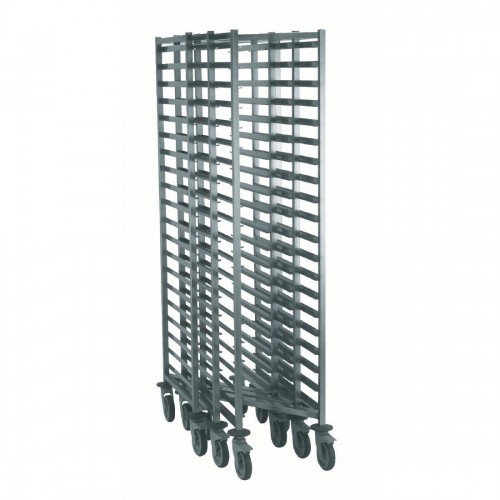 Chariot à glissière encastrable acier inoxydable 20 niveaux GN 2/1 Chariot à glissière encastrable acier inoxydable 20 niveaux GN 2/1
