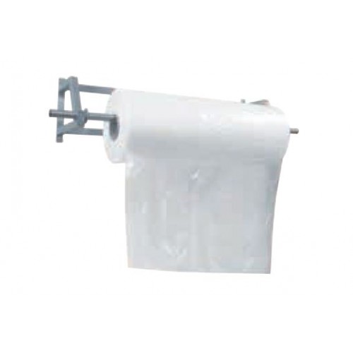 Dévidoir acier inoxydable pour housses en rouleau Dévidoir acier inoxydable pour housses en rouleau