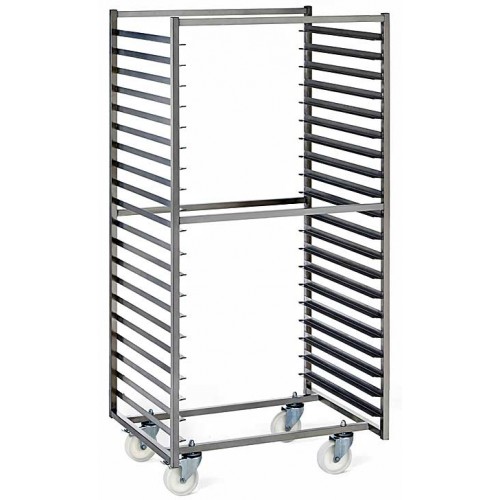 Chariot de stockage euronormes acier inoxydable 600 x 800 mm Chariot de stockage euronormes acier inoxydable 600 x 800 mm