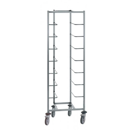 Chariot pour bac à pâton acier inoxydable hauteur 1810 mm Chariot pour bac à pâton acier inoxydable hauteur 1810 mm