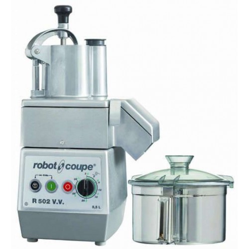 Combiné cutter et coupe légumes R 502 V.V. vitesse variable cutter 5,9 litres Combiné cutter et coupe légumes R 502 V.V. vitesse variable cutter 5,9 litres