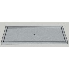 Plateau central table de dessouvidage 1400 x 600 mm sans piétement