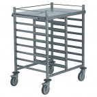Chariot pour petit déjeuner, 2 x 7 niveaux GN 1/1, hauteur 1020 mm