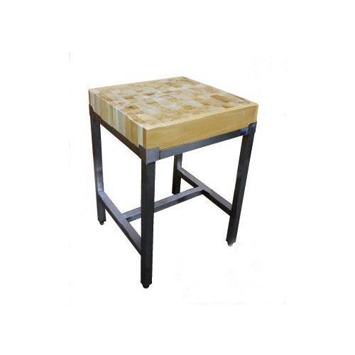 Billot de cuisine avec châssis inox ferritique hauteur 850 mm Billot de cuisine avec châssis inox ferritique hauteur 850 mm