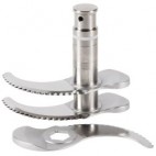 Couteau inox cranté 3 lames pour cutter vertical modèle R 23