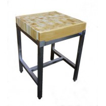 Billot de cuisine avec châssis inox AISI 304 longueur 500 mm