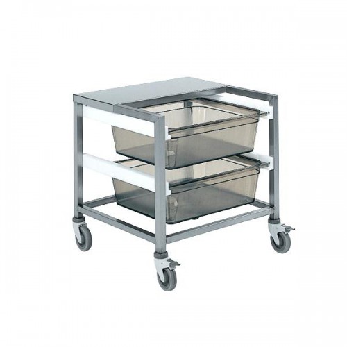 Chariot tranche-pain acier inoxydable hauteur 775 mm Chariot tranche-pain acier inoxydable hauteur 775 mm