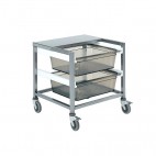 Chariot tranche-pain, en acier inoxydable, hauteur 775 mm 