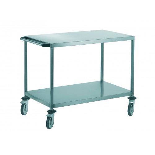Chariot polyvalent avec 2 plateaux 1000 x 600 mm hauteur 850 mm Chariot polyvalent avec 2 plateaux 1000 x 600 mm hauteur 850 mm