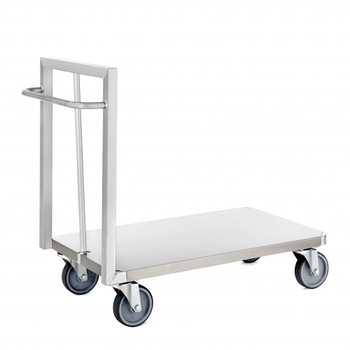 Chariot plate-forme à dessus plein avec une plate-forme 1000 x 600 mm hauteur 1000 mm Chariot plate-forme à dessus plein avec une plate-forme 1000 x 600 mm hauteur 1000 mm