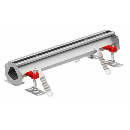 Elément droit pour caniveau Modul 20 avec pente longueur 1000 mm profondeur 75 à 80 mm