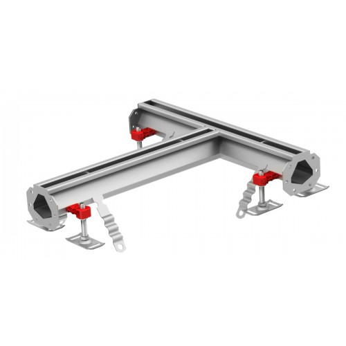 Elément de jonction en T pour caniveau Modul 20 sans pente longueur 500 mm profondeur 70 mm Elément de jonction en T pour caniveau Modul 20 sans pente longueur 500 mm profondeur 70 mm
