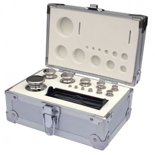 Poids de précision en acier inoxydable série M1 CHROME coffret
