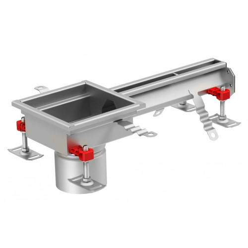 Eléments de sortie en bout 200 x 200 mm Ø 110 pour Caniveau Modul 20 Longueur 500 mm profondeur 100 mm Eléments de sortie en bout 200 x 200 mm Ø 110 pour Caniveau Modul 20 Longueur 500 mm profondeur 100 mm