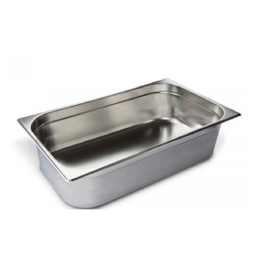 Bac gastronorme acier inox sans anses GN 1/1, 530 x 325 mm Bac gastronorme acier inox sans anses GN 1/1, 530 x 325 mm