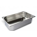 Bac gastronorme acier inox sans anses GN 1/1, 530 x 325 mm