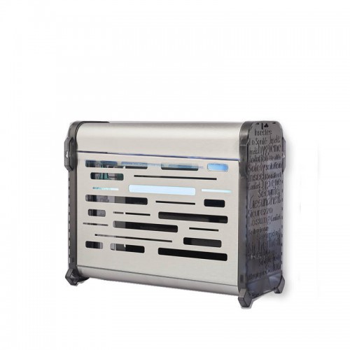 Exterminateurs d'insectes 2 x 15 W carter inox à néons protection 50m² Exterminateurs d'insectes 2 x 15 W carter inox à néons protection 50m²