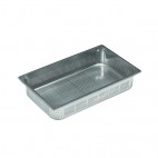 Bac gastronorme acier inox perforé avec anses pliantes GN 1/2, 325 x 265 mm
