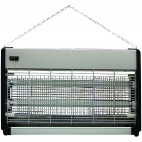 Exterminateurs d'insectes 2 x 15 W carter alu à néons