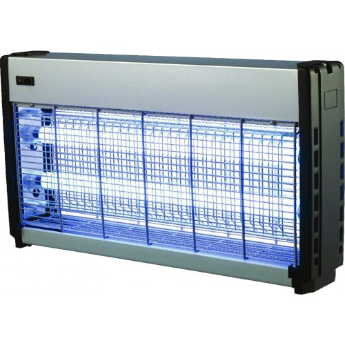 Exterminateurs d'insectes 2 x 20 W carter alu à néons Exterminateurs d'insectes 2 x 20 W carter alu à néons