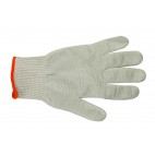 Gant resistant aux coupures milieu sec fibres Spectra et noyaux de fils d'inox bleue
