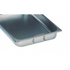Bac gastronorme acier inox avec anses rentrantes GN 1/2, 325 x 265 mm