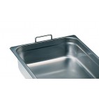 Bac gastronorme acier inox avec anses fixes GN 1/3, 325 x 176 mm