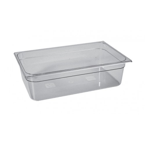 Bac gastronorme copolyester Tritan sans bisphénol A GN 2/1, 650 x 530 mm, P 200 mm Bac gastronorme copolyester Tritan sans bisphénol A GN 2/1, 650 x 530 mm, P 200 mm