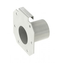 Plaque d‘extrémité avec manchon DN 50 profondeur 70 mm pour caniveaux Modul 20