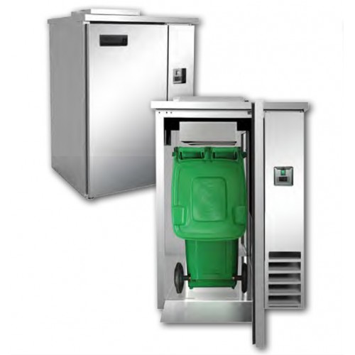 Poubelle réfrigérée inox 1 porte 311 L Poubelle réfrigérée inox 1 porte 311 L