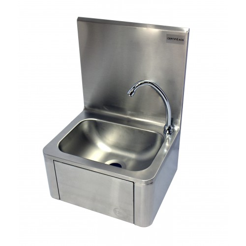 Lave main cuisine professionnelle commande fémorale L 400 x P 340 x H 560 mm Lave main cuisine professionnelle commande fémorale L 400 x P 340 x H 560 mm
