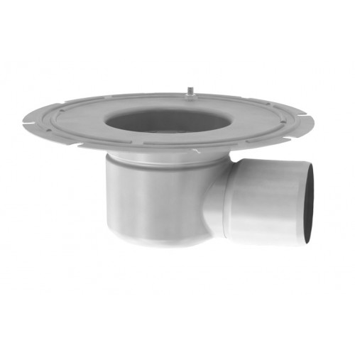 Boitier siphon sortie horizontale DN 157/110 téléscopique platine inox 304 passivé Boitier siphon sortie horizontale DN 157/110 téléscopique platine inox 304 passivé