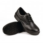 Chaussures de sécurité à lacets noires Lites, couleur noir